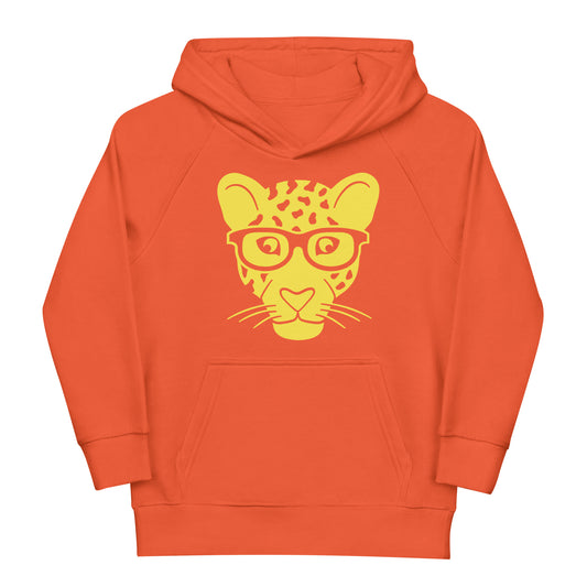 Kids eco leopard hoodie